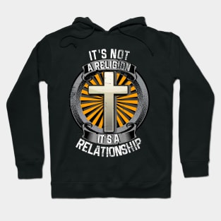 Believer Its Not A Religion Jesus Christ Hoodie